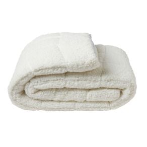 Living & Co Sherpa Fleece Underlay White