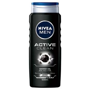 Nivea Men's Active Clean Shower Gel 500ml